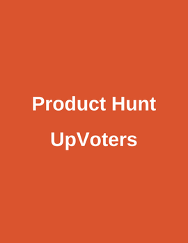 Producthunt upvoters 90e481d31bac006d32c3a078f2ffa6e5037ffc48c3cafaf462594b0c0fc88c5f